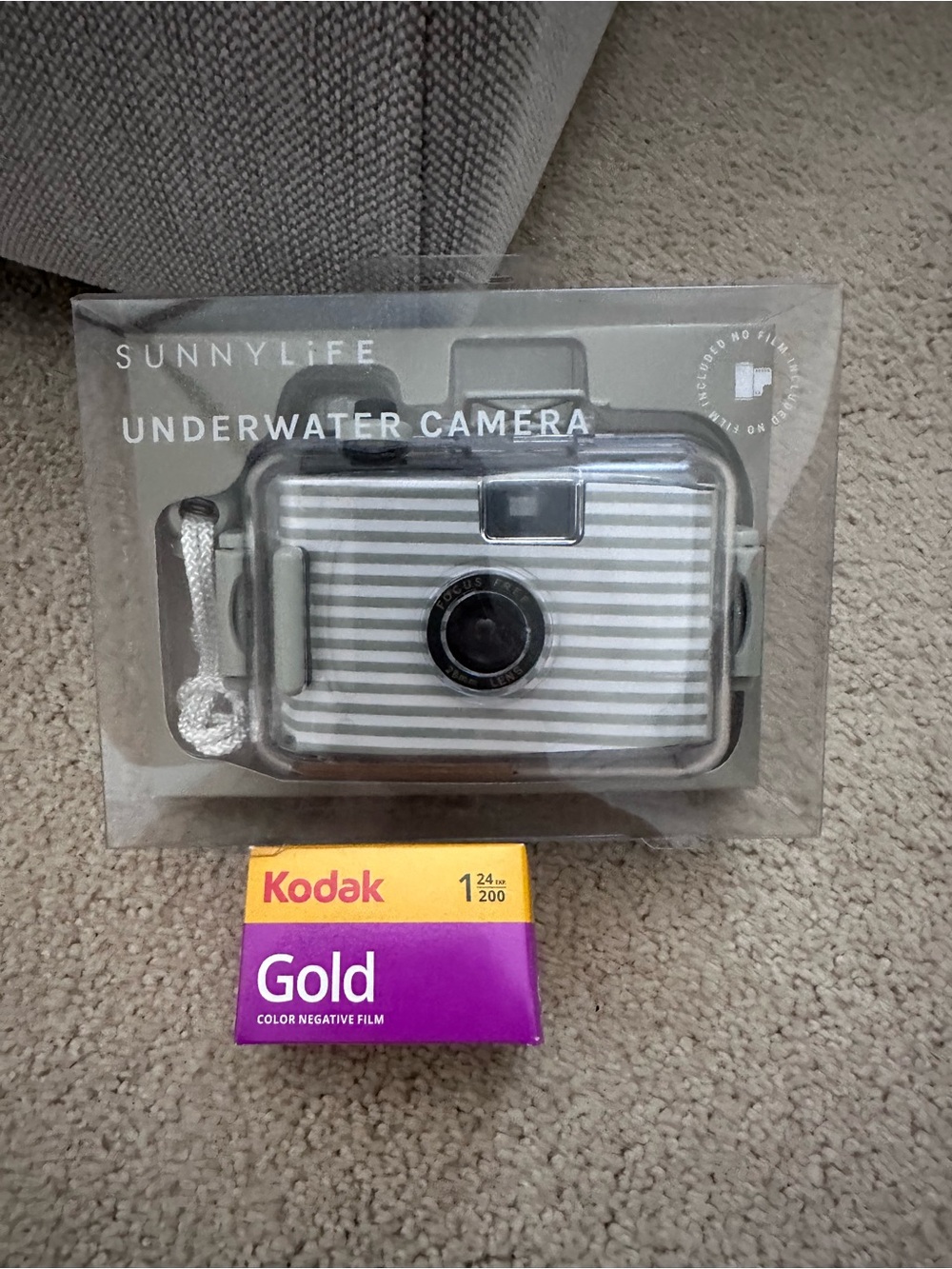 Sunnylife Silver Striped Underwater Camera